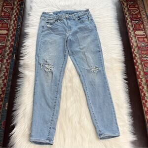 GAP Mid Rise Universal Distressed Jeggings